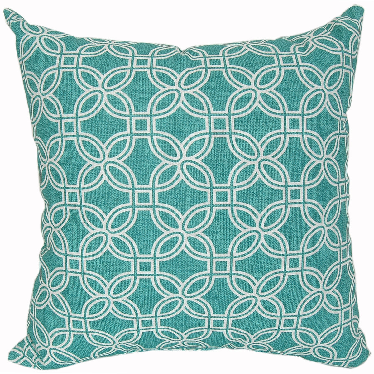 Pillow 16" Sq Trellis Lagoon