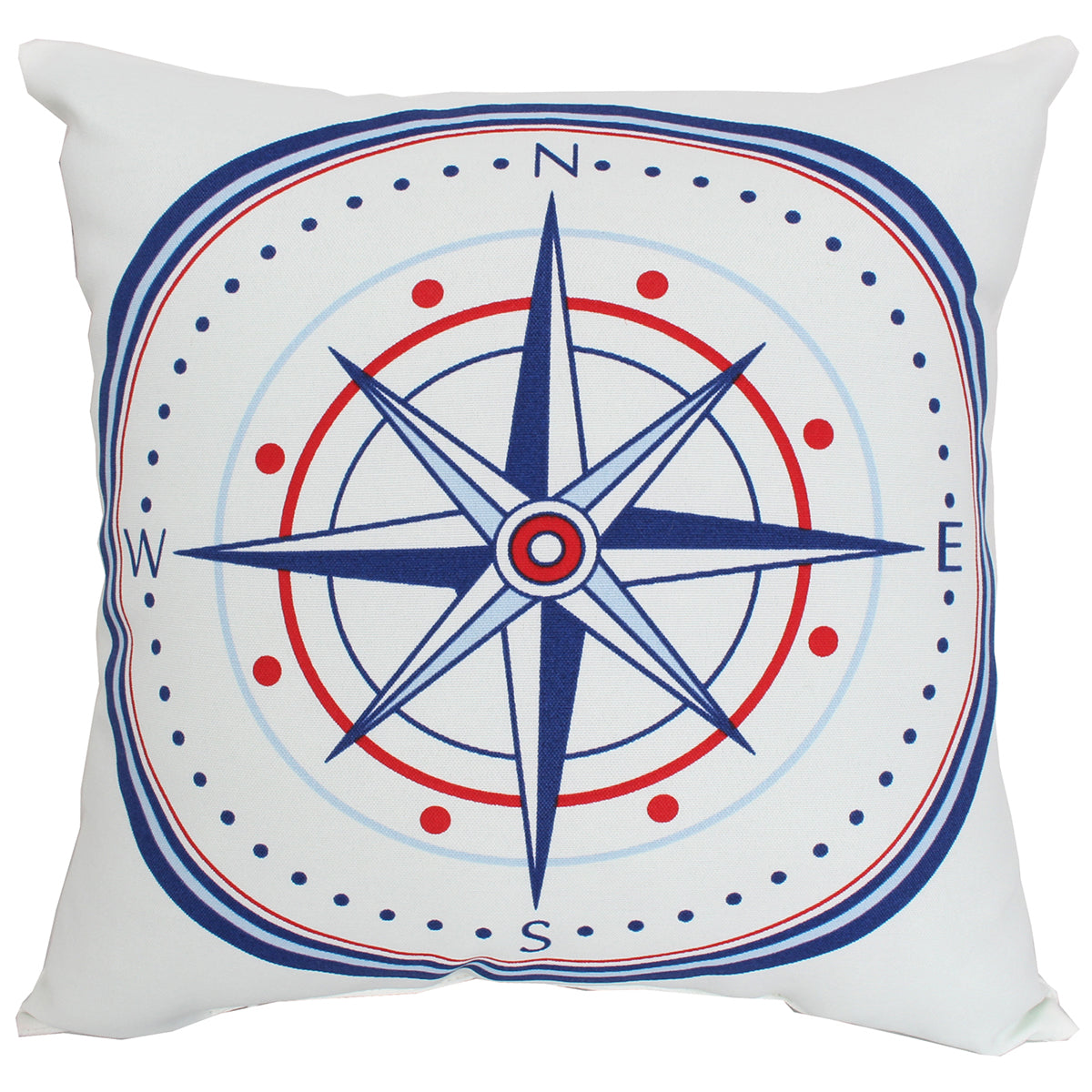 Outdoor Pillow 16" Square Compass