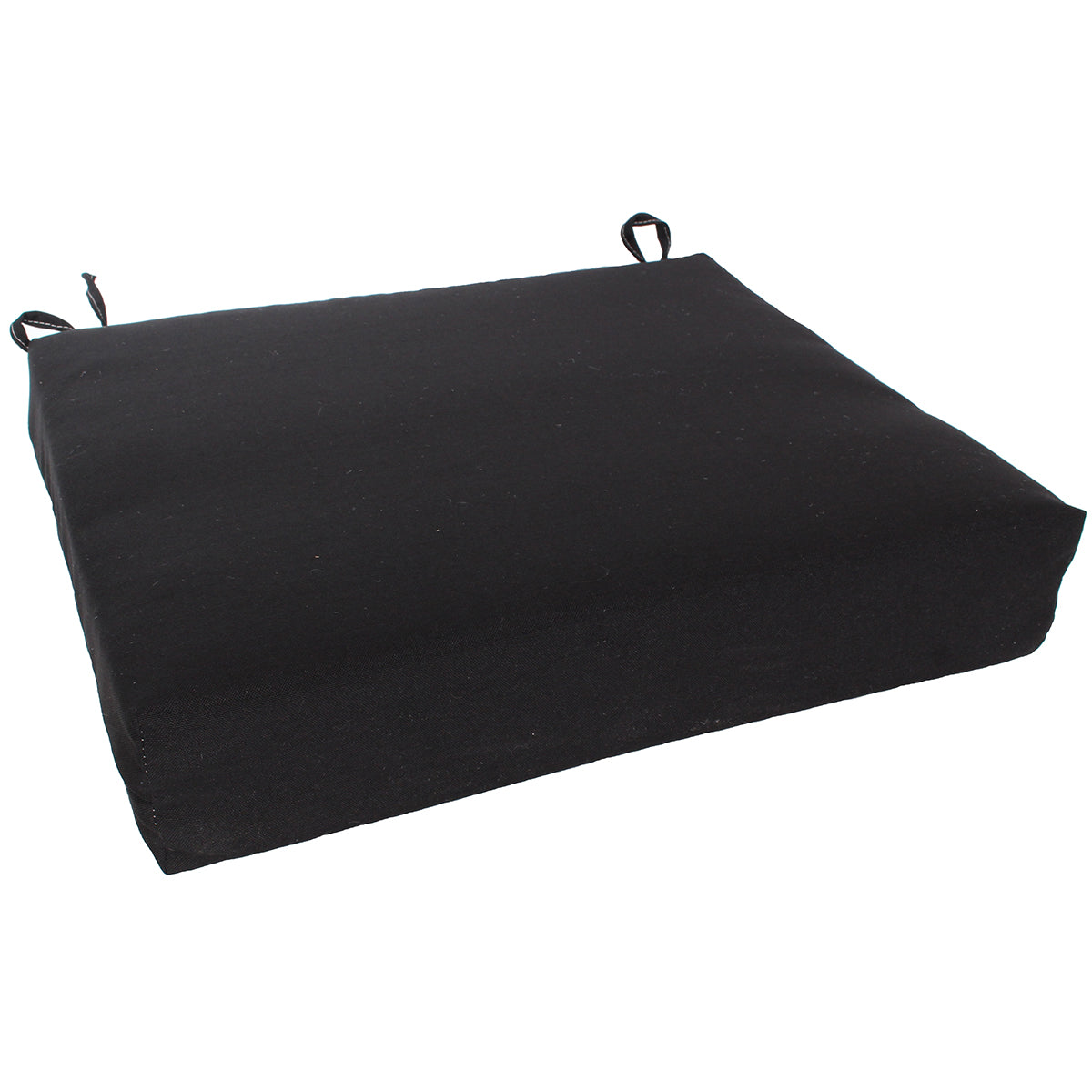 Chair Pad Cushion 16"x18"x3" Midnight Black