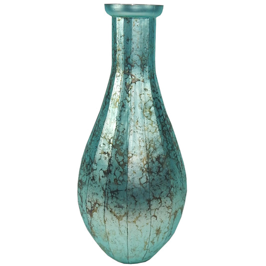 Vase 6.5"W X 15"H Glass Sea