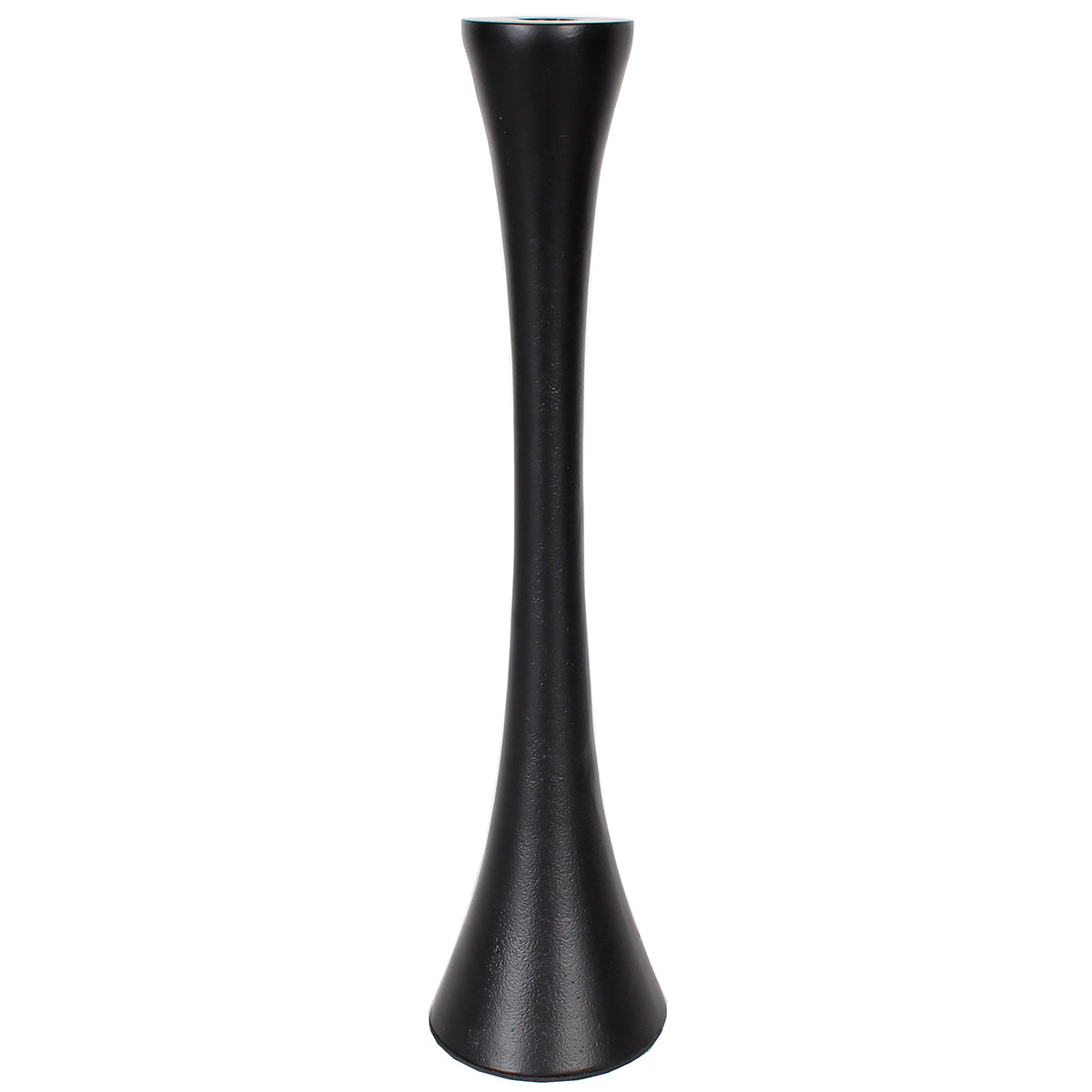 Candle Holder Aluminum Taper 14"H Matt Black