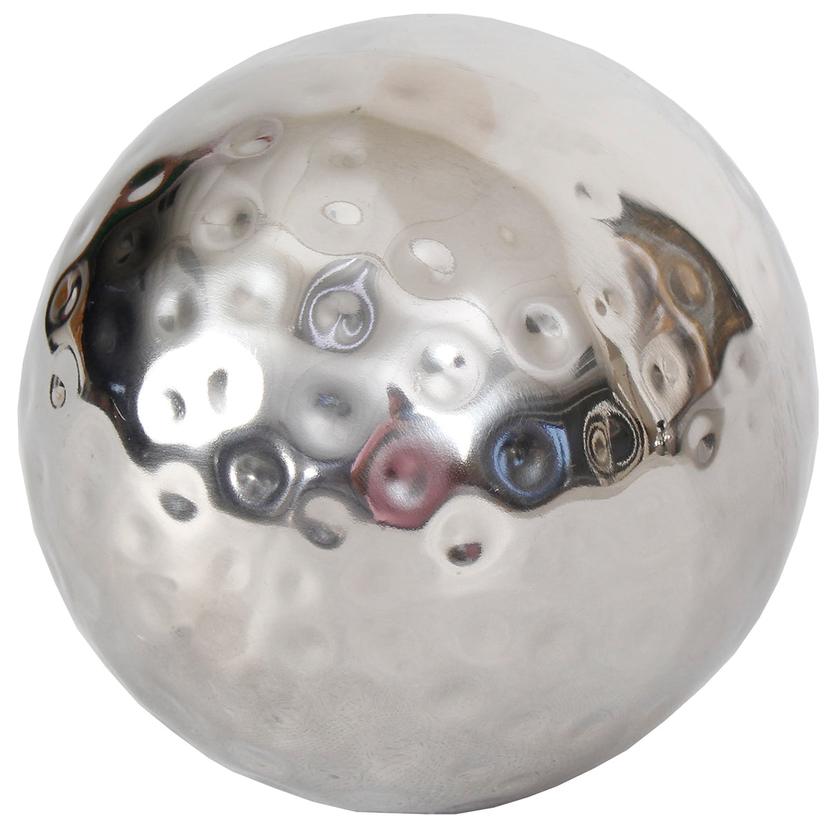 Decorative Orb 4" Metal Stainless Steel