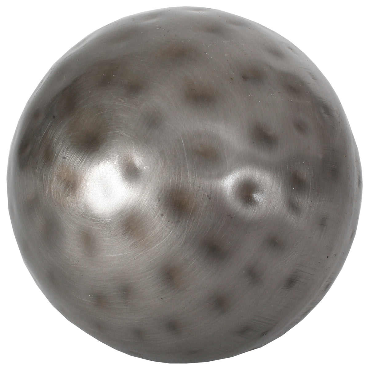 Decorative Orb 3" Metal - Antique Silver