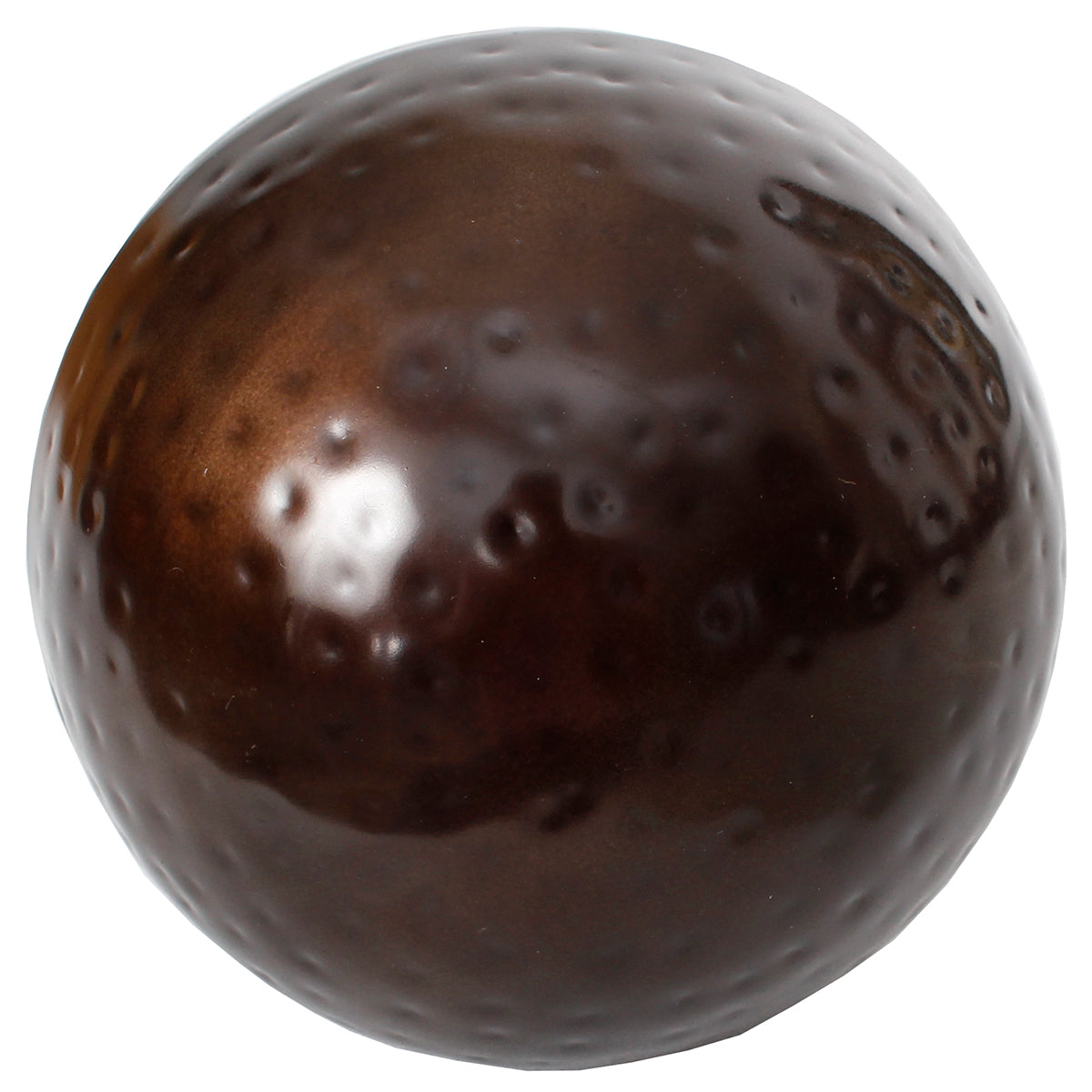 Decorative Orb 5" Metal - Antique Copper