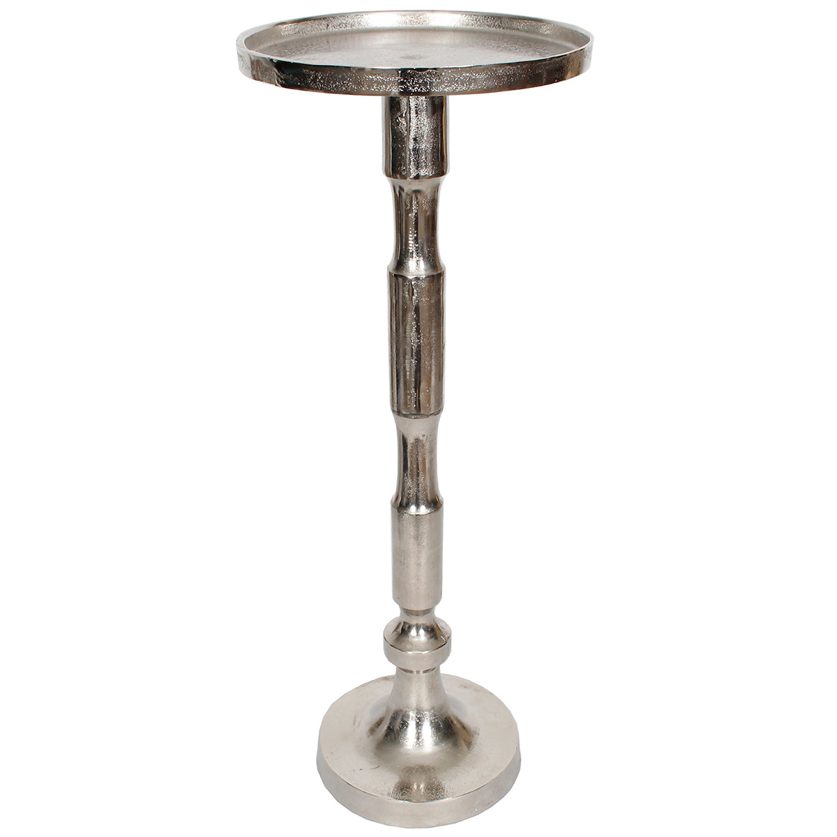 Aluminum Table 10" D Silver