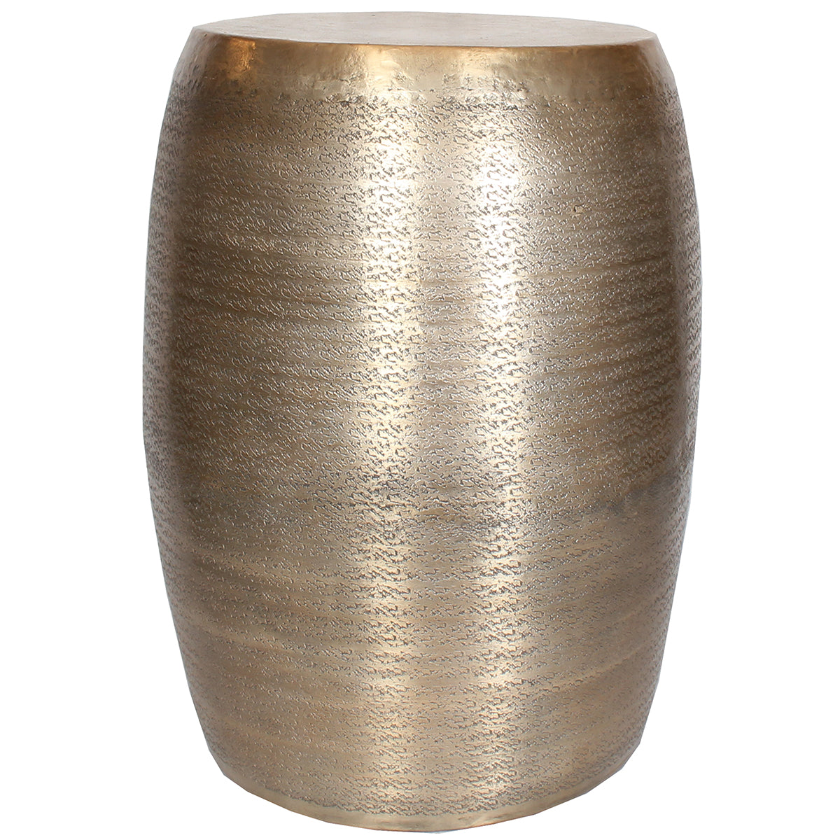 Aluminum Table/Stool Etched 13" x 20" Gold