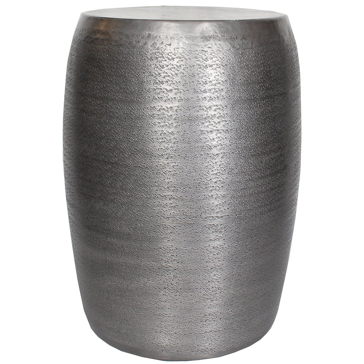 Aluminum Table/Stool Etched 13" x 20" Silver
