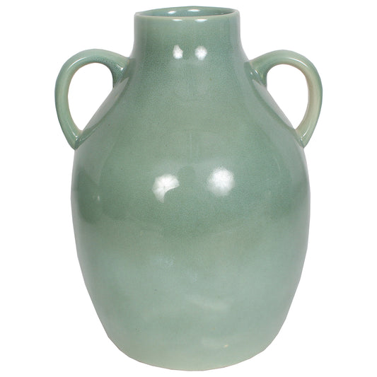 Vase Ceramic 8"H Sage Matte