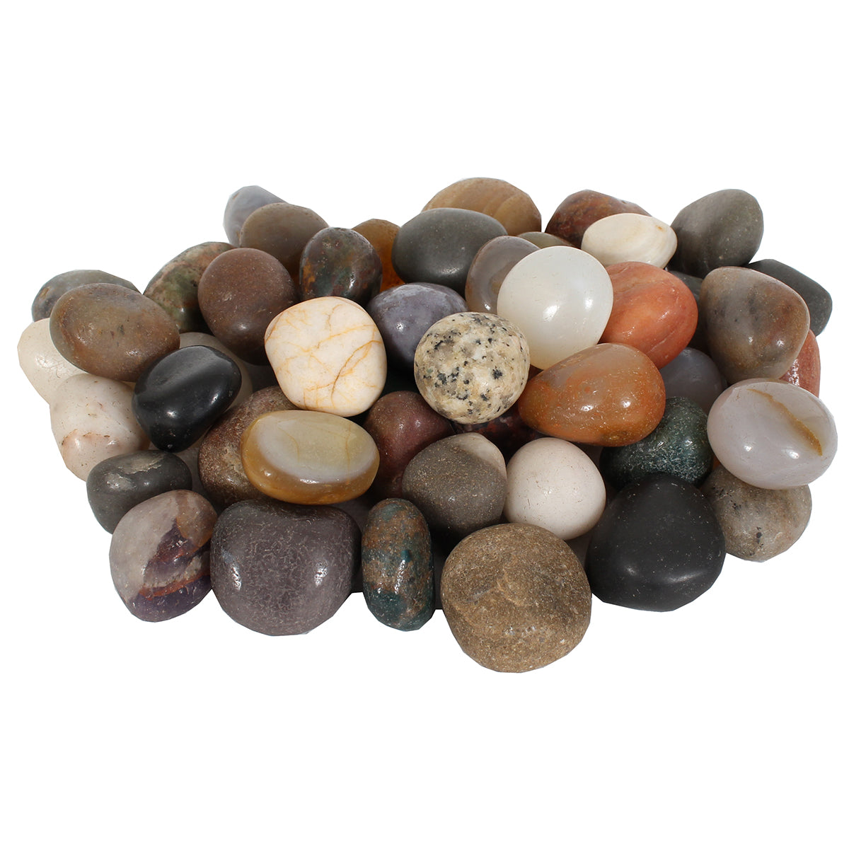 Decorative Stones 2 Lbs Mixed Agate