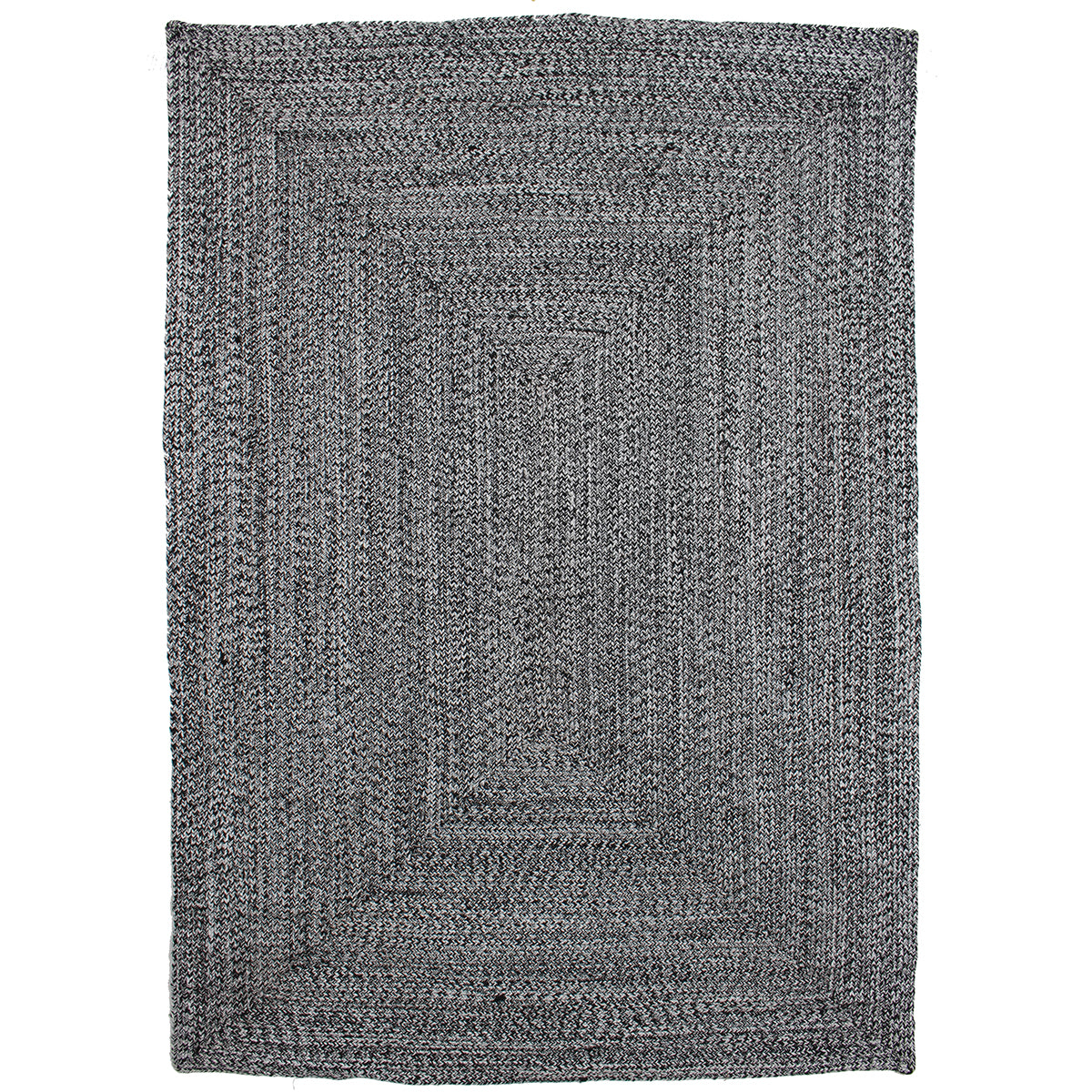 Outdoor/Indoor Rug 5' X 7' Black/White