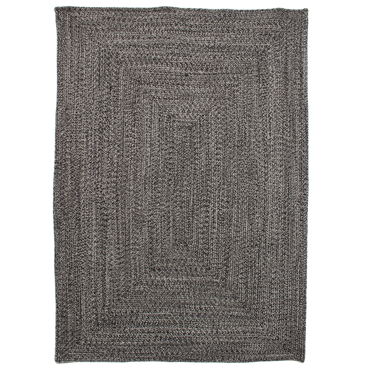 Outdoor/Indoor Rug 5' X 7' Grey/Light Grey