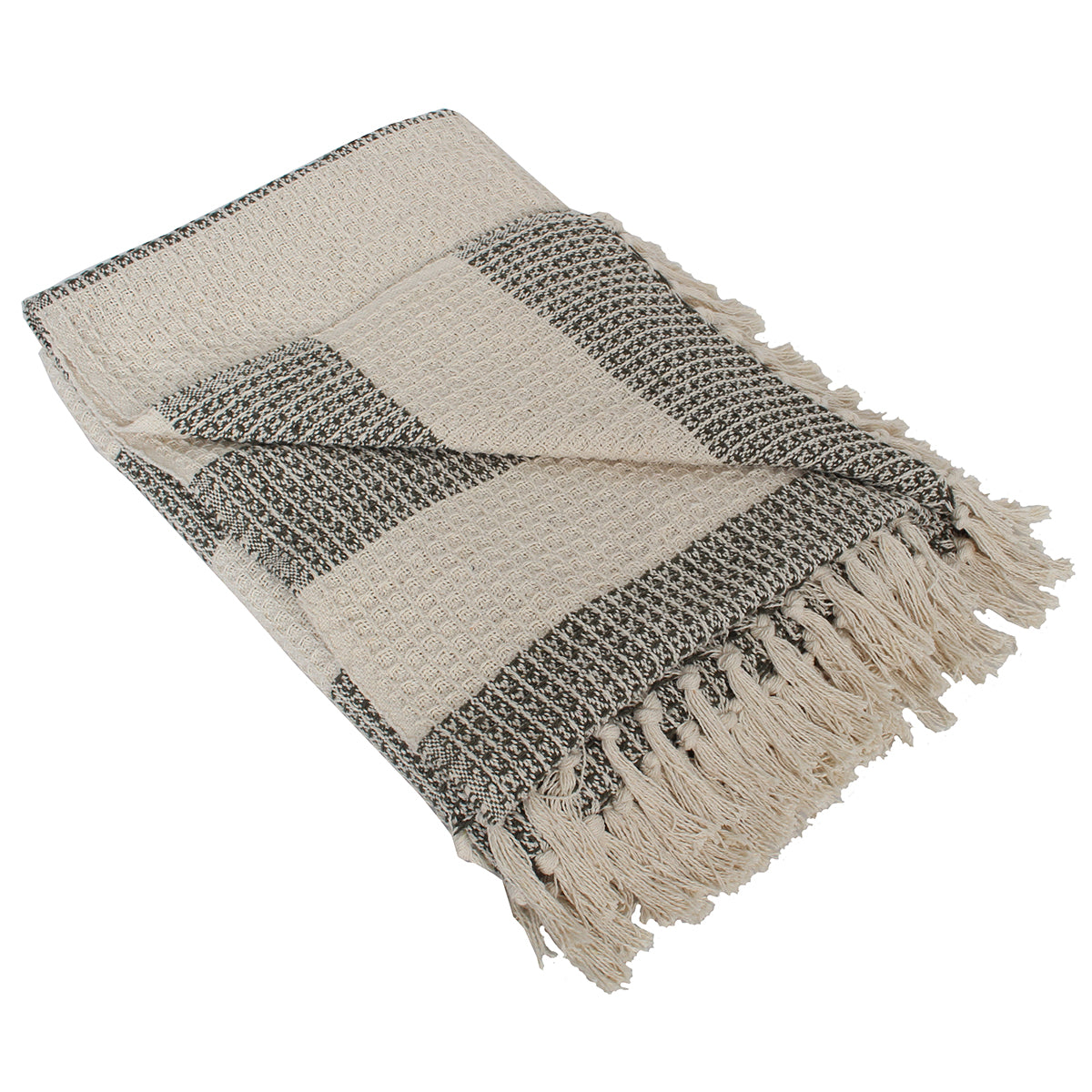 Throw Indoor/Outdoor Polyester 50" x 60" Olive