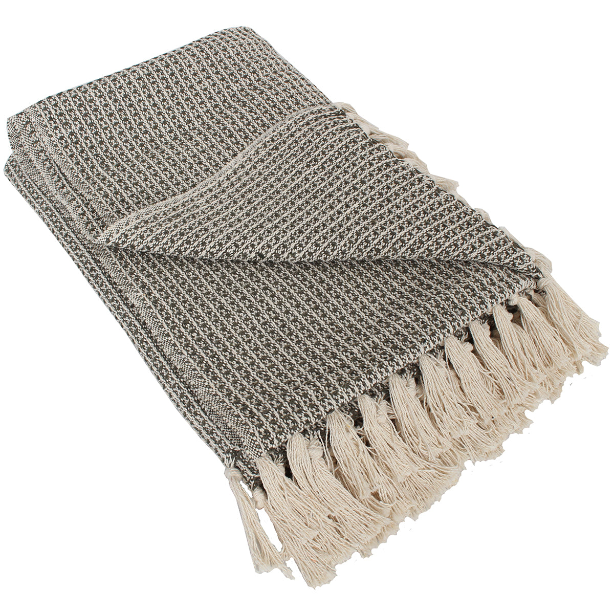 Throw Indoor/Outdoor Polyester 50" x 60" Olive