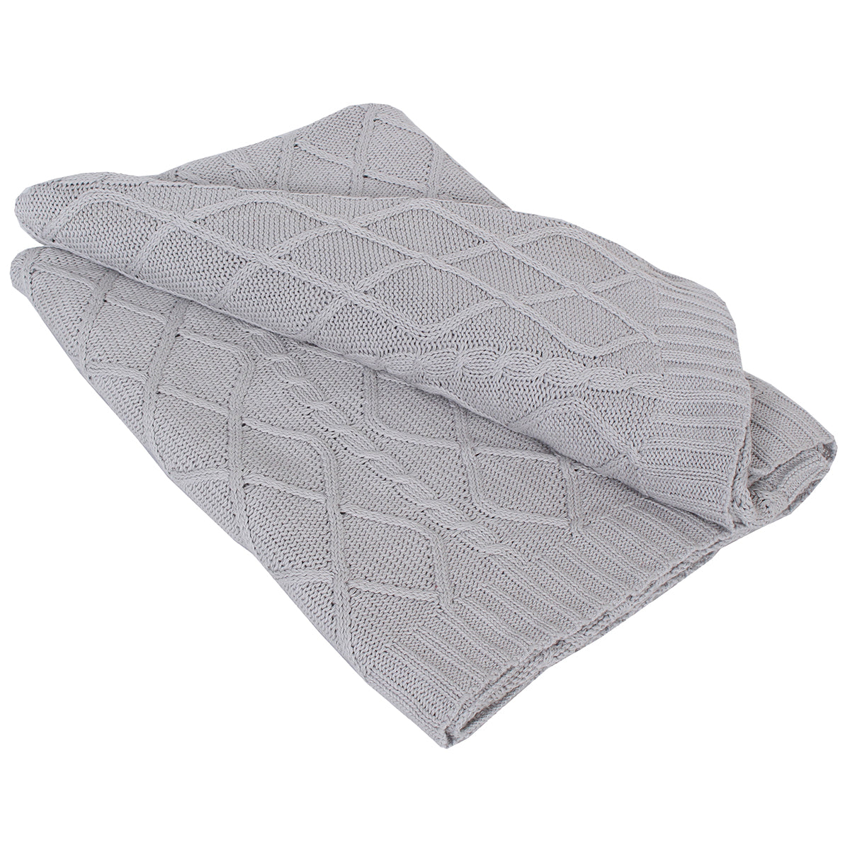 Throw Cotton 50" X 60" Gray