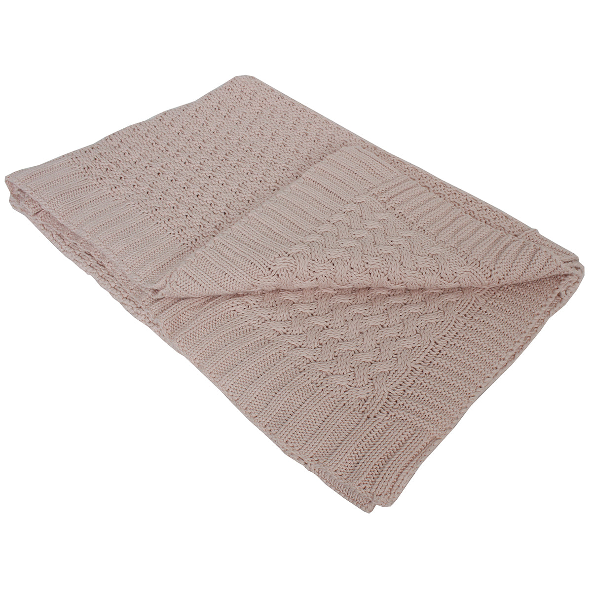 Throw Cotton 50" X 60" Pink