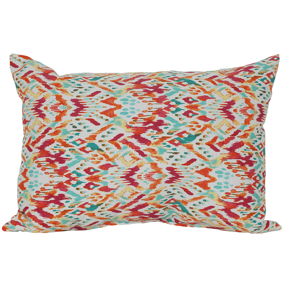 OUTDOOR PILLOW 18" X 12" BINDI FUSCIA