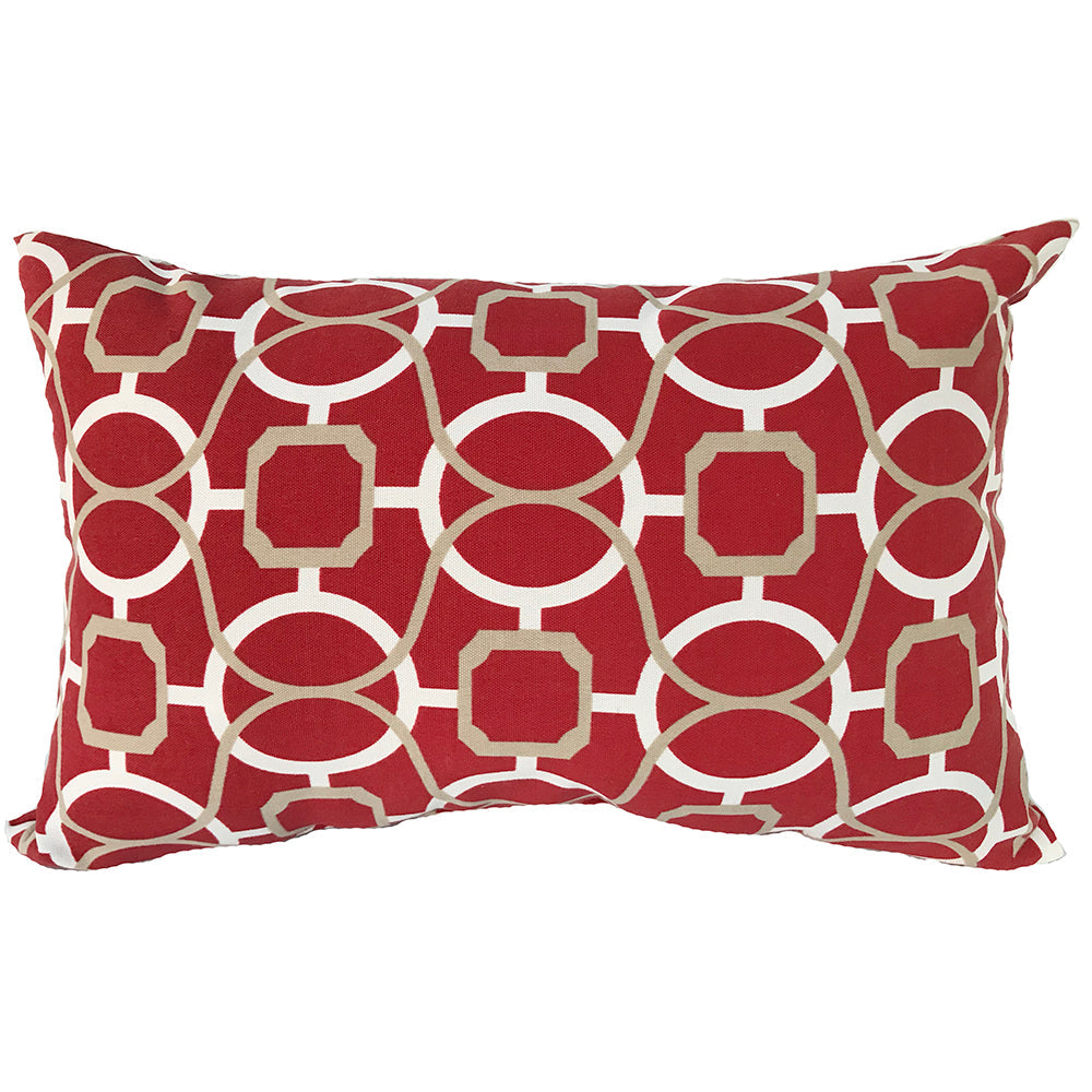 Outdoor Pillow 18" X 12" Helix Calypso