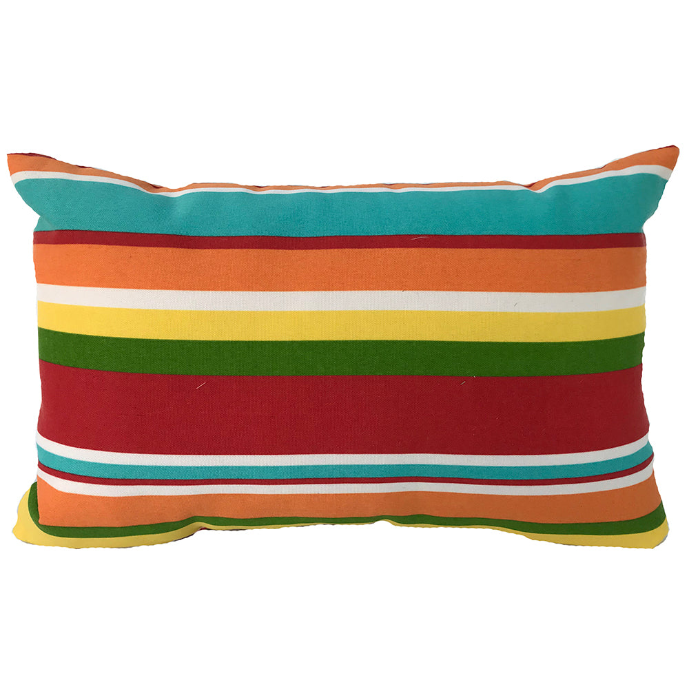 Outdoor Pillow 18" X 12" Piper Stripe Garden