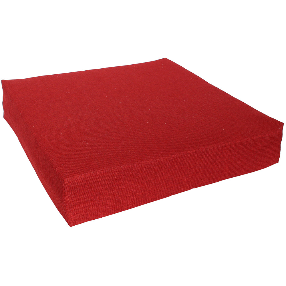 Deep Seat Cushion 22.5"x22.5"x5" Textured Cherry