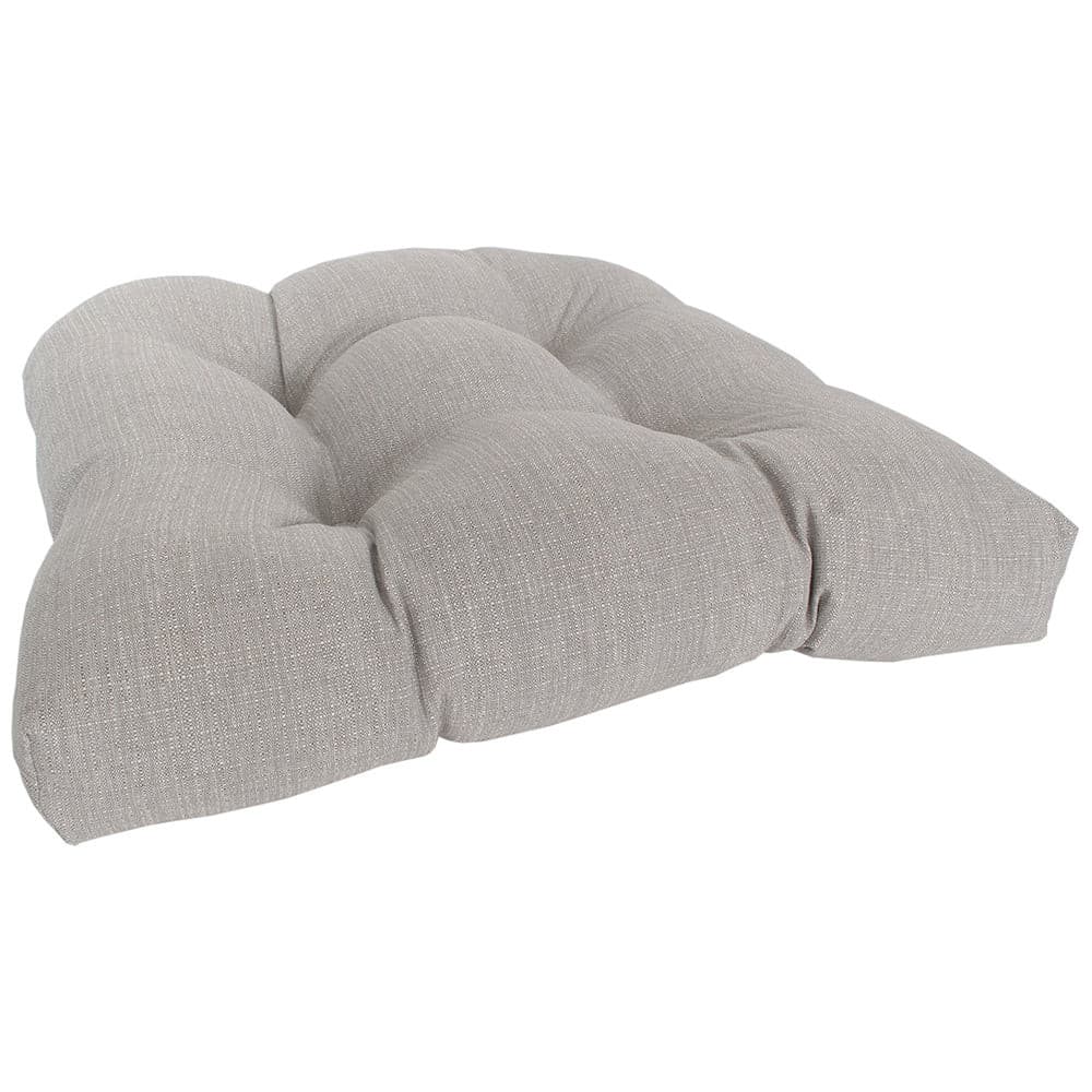 Wicker Seat Cushion 21"x18"x4" Silver