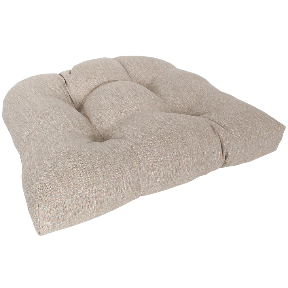 Wicker Seat Cushion 21"x18"x4" Beige