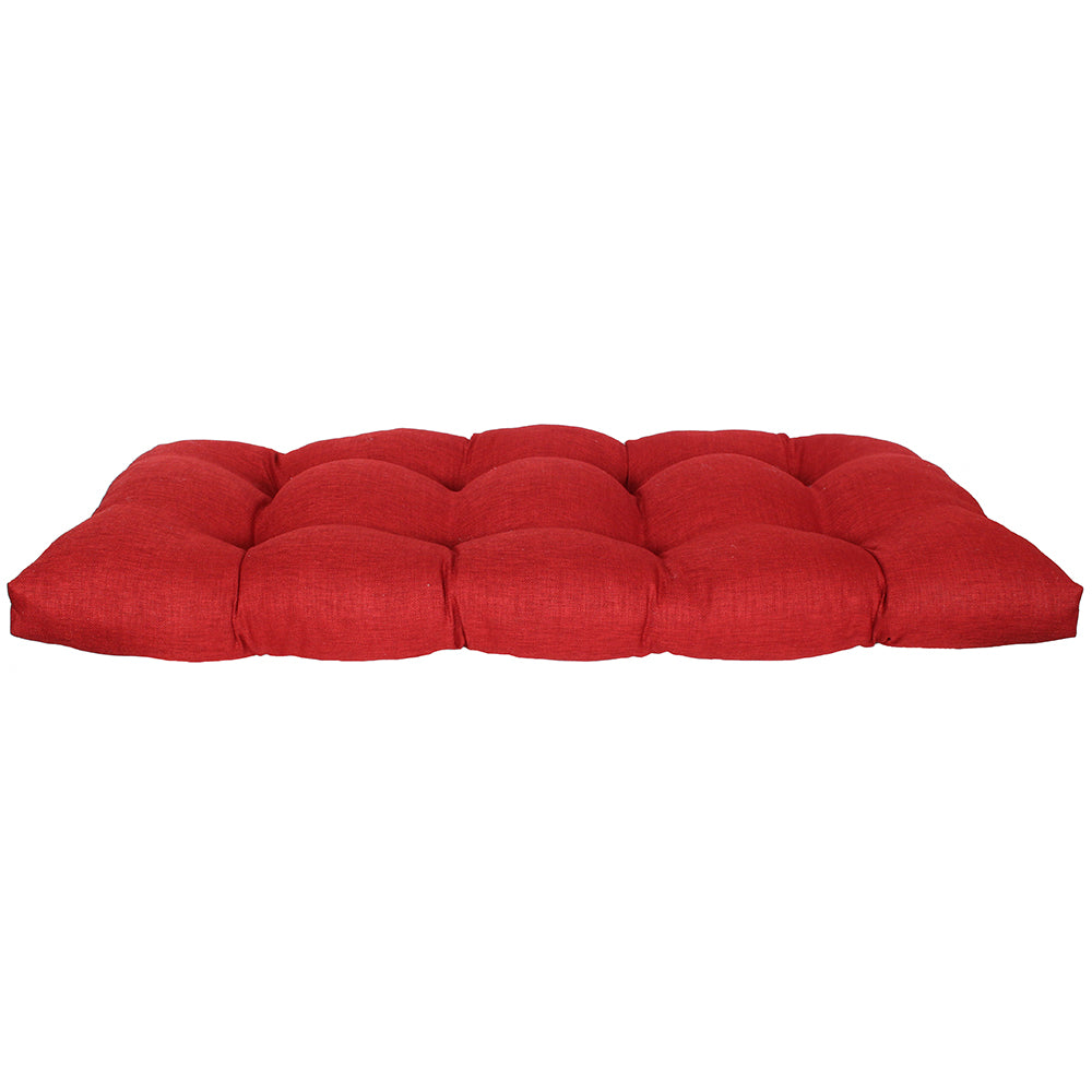 Wicker Settee Cushion 44"x18"x4" Textured Cherry