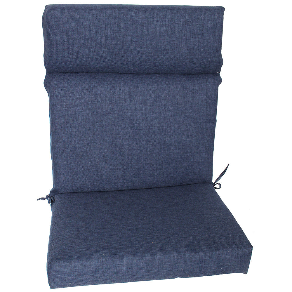 High Back Cushion 22"x44"x4" Indigo