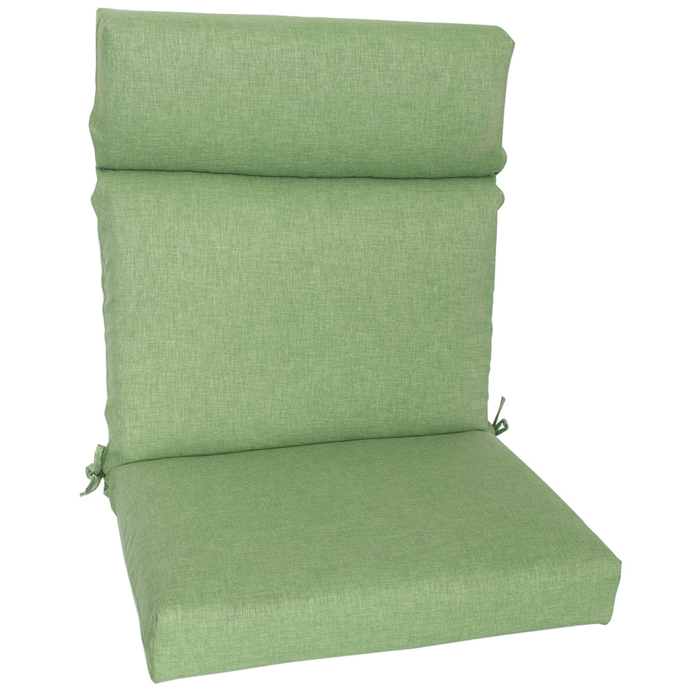 High Back Cushion 22"x44"x4" Leaf Green