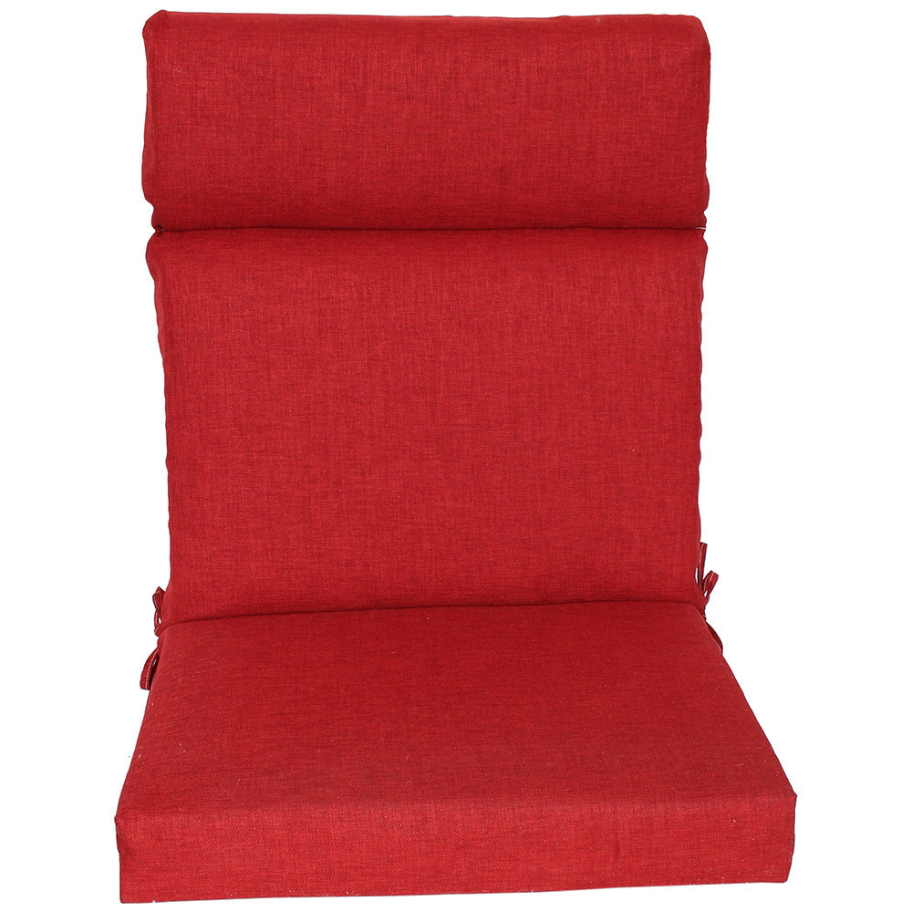 High Back Cushion 22"x44"x4" Textured Cherry