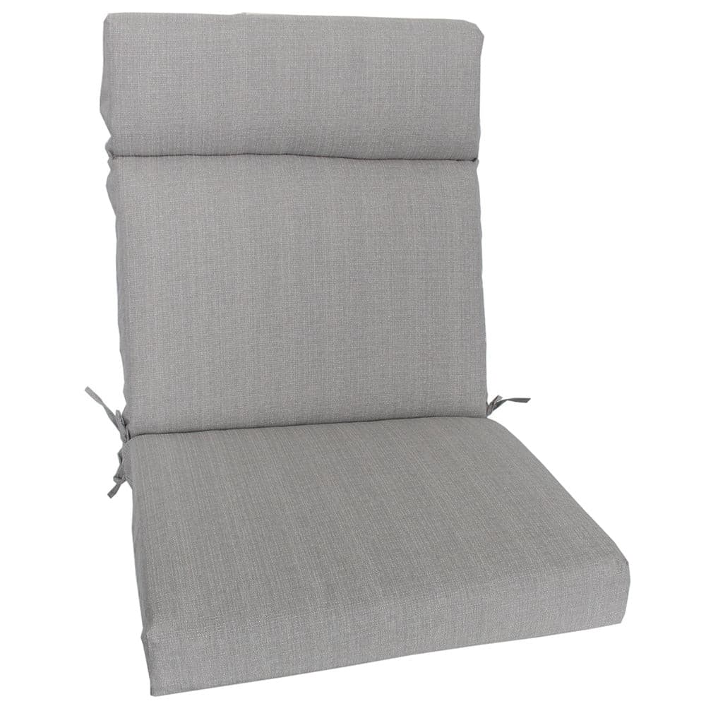 High Back Cushion 22"x44"x4" Silver