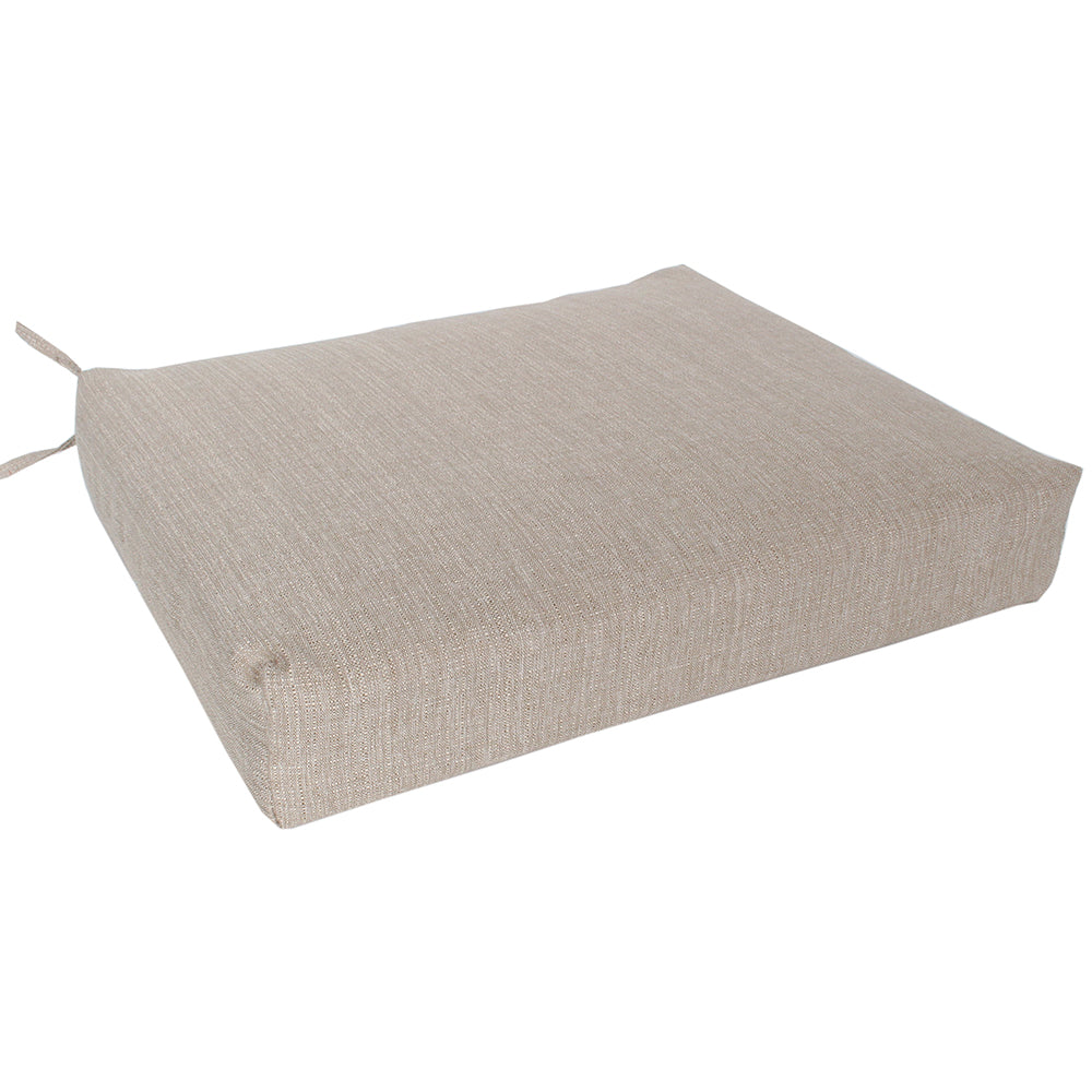 Chair Pad Cushion 16"x18"x3" Textured Beige