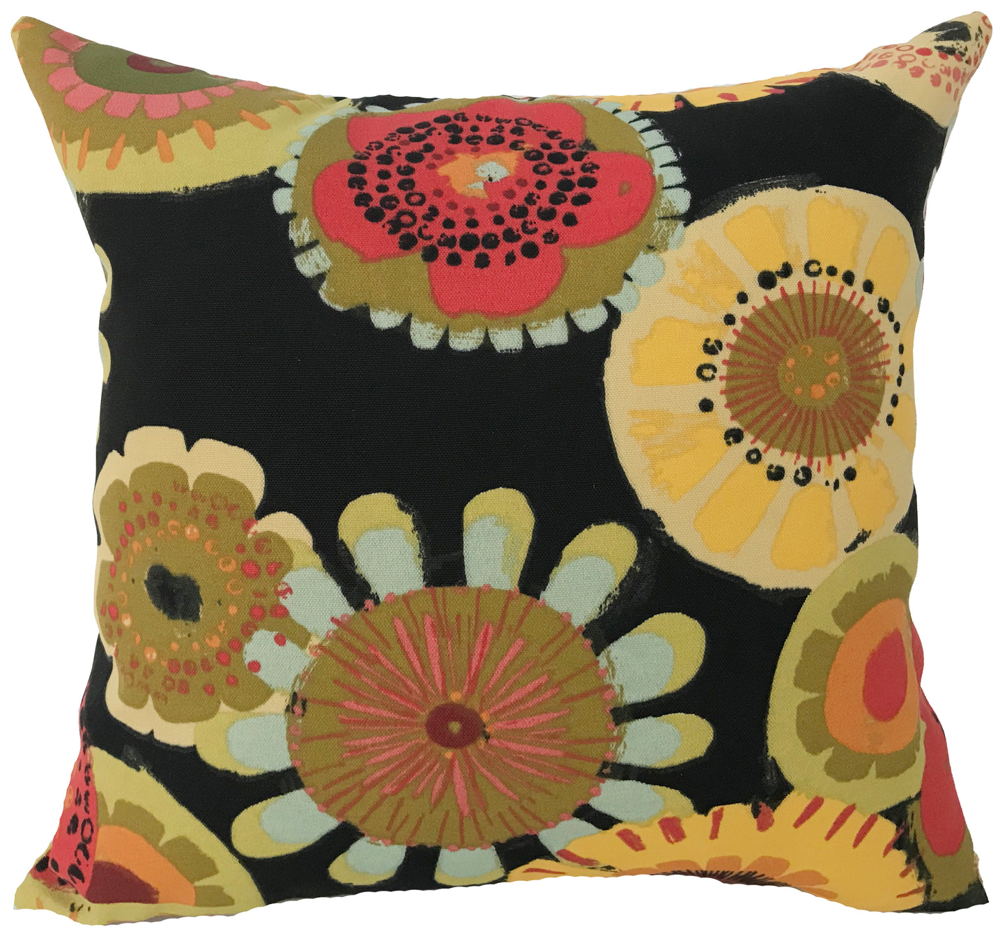 Outdoor Pillow 16" Crosby Noir