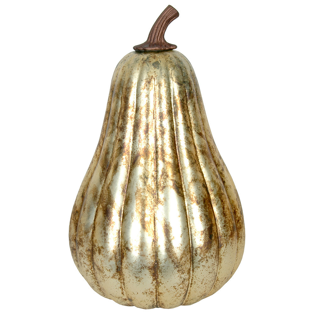 Gourd 8"W x 15"H Burnt Gold