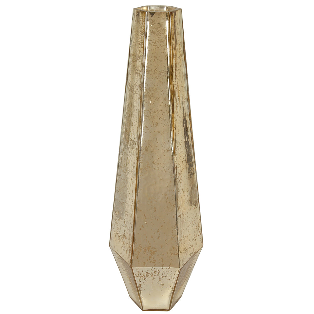 Vase 24"H Mercury Glass Tobacco