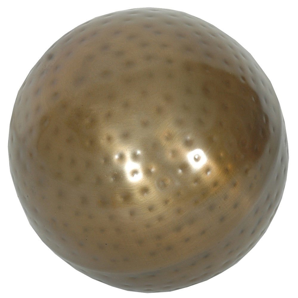 Decorative Orb 5" Metal - Antique Brass