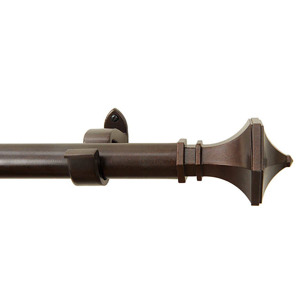 Drapery Hardware 52"x144" 1.25" pipe Hexagon Oil Rubbed