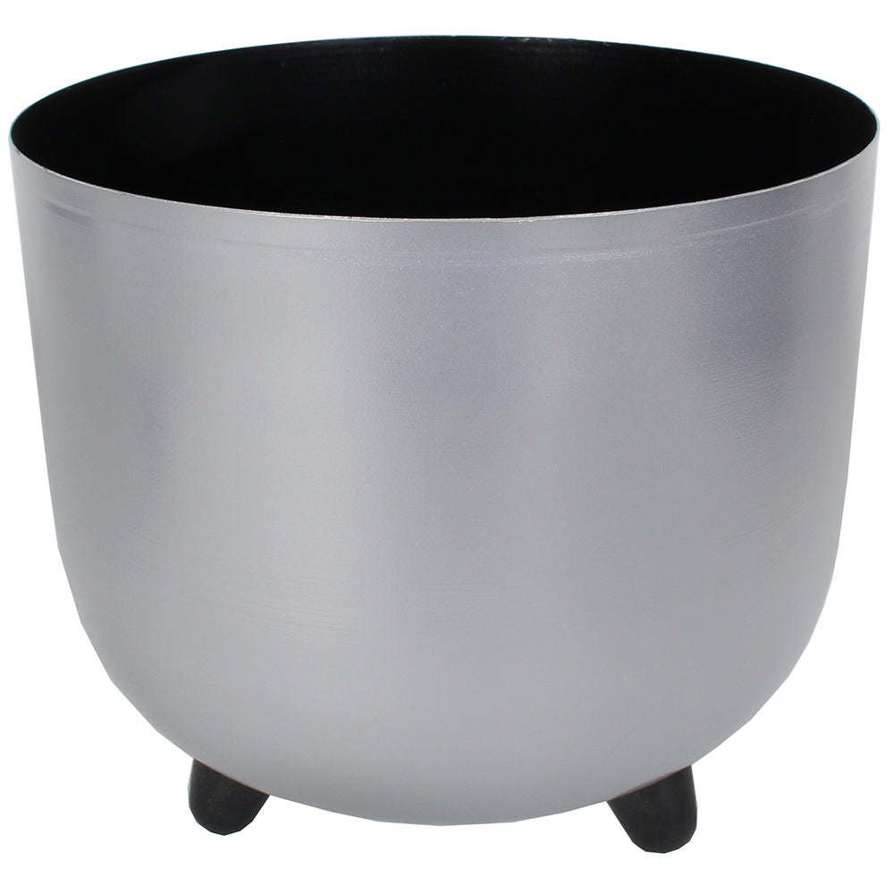 Planter Round 8"x8"x7"H Grey
