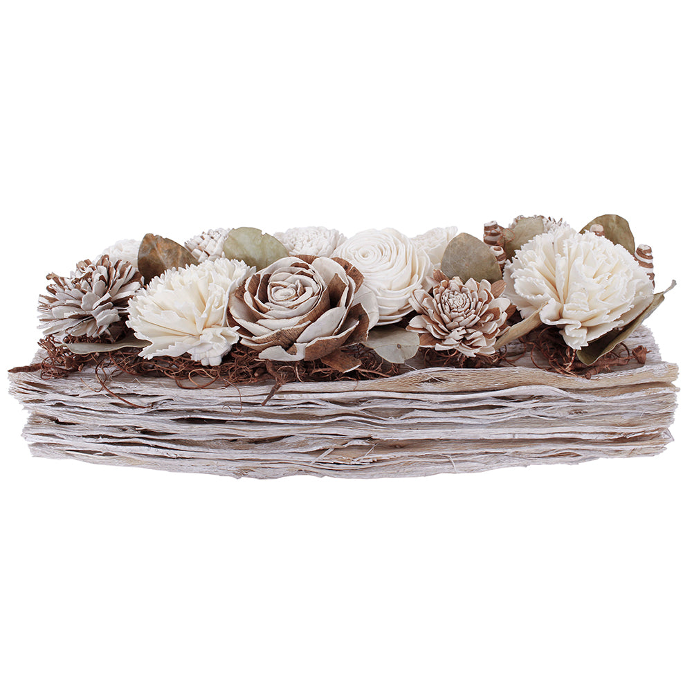 Dried Exotics 14"x5"x5" Table Top Decor Natural