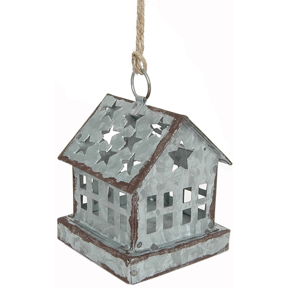 Village House 3"Hx2.5"x2.5" Galvanized
