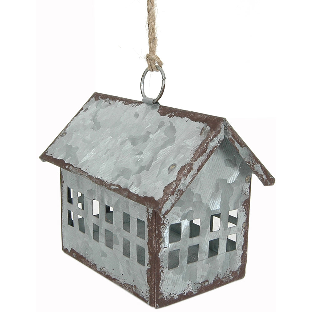 Village House 3"Hx3"x2" Galvanized