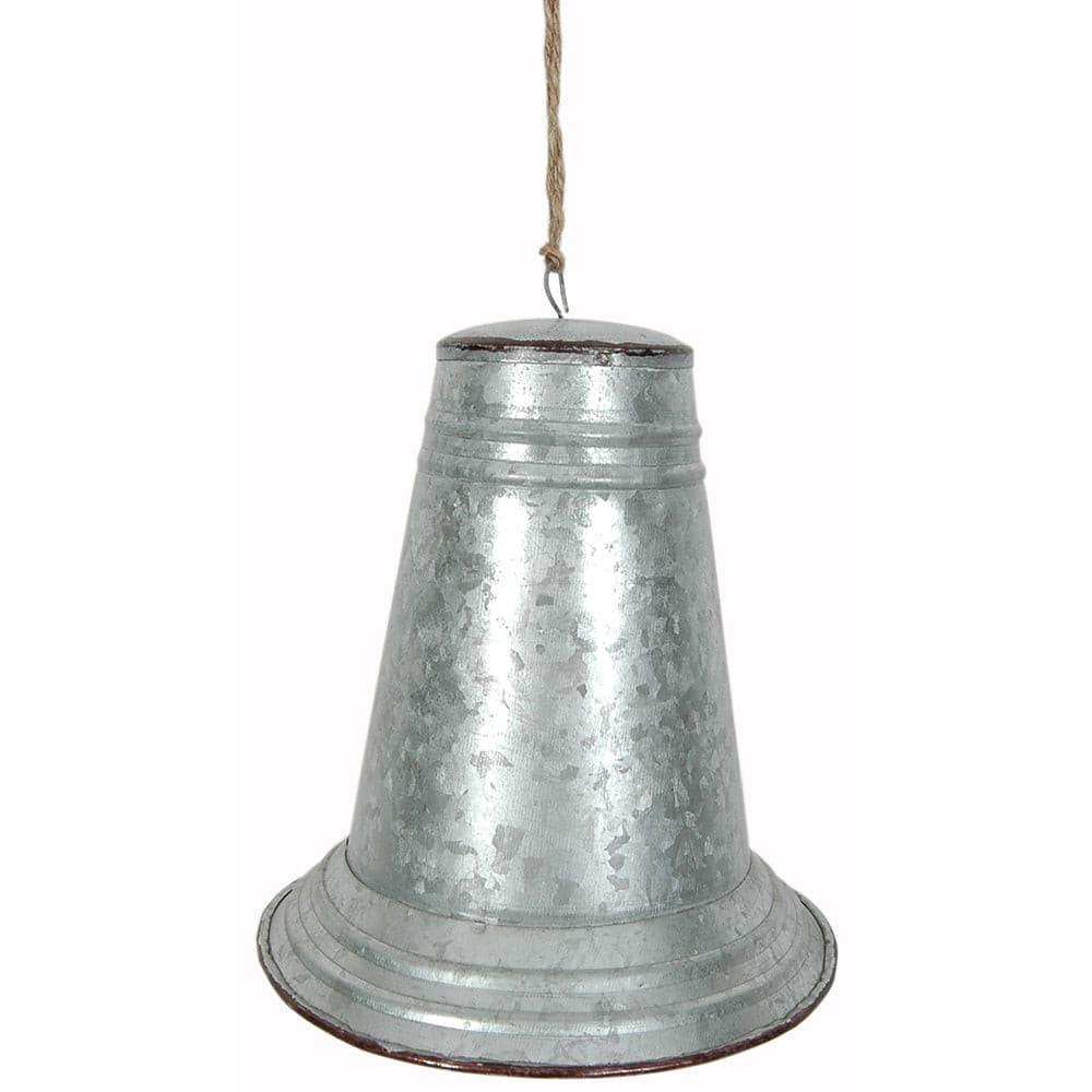 Bell 6"H x 5"W Galvanized