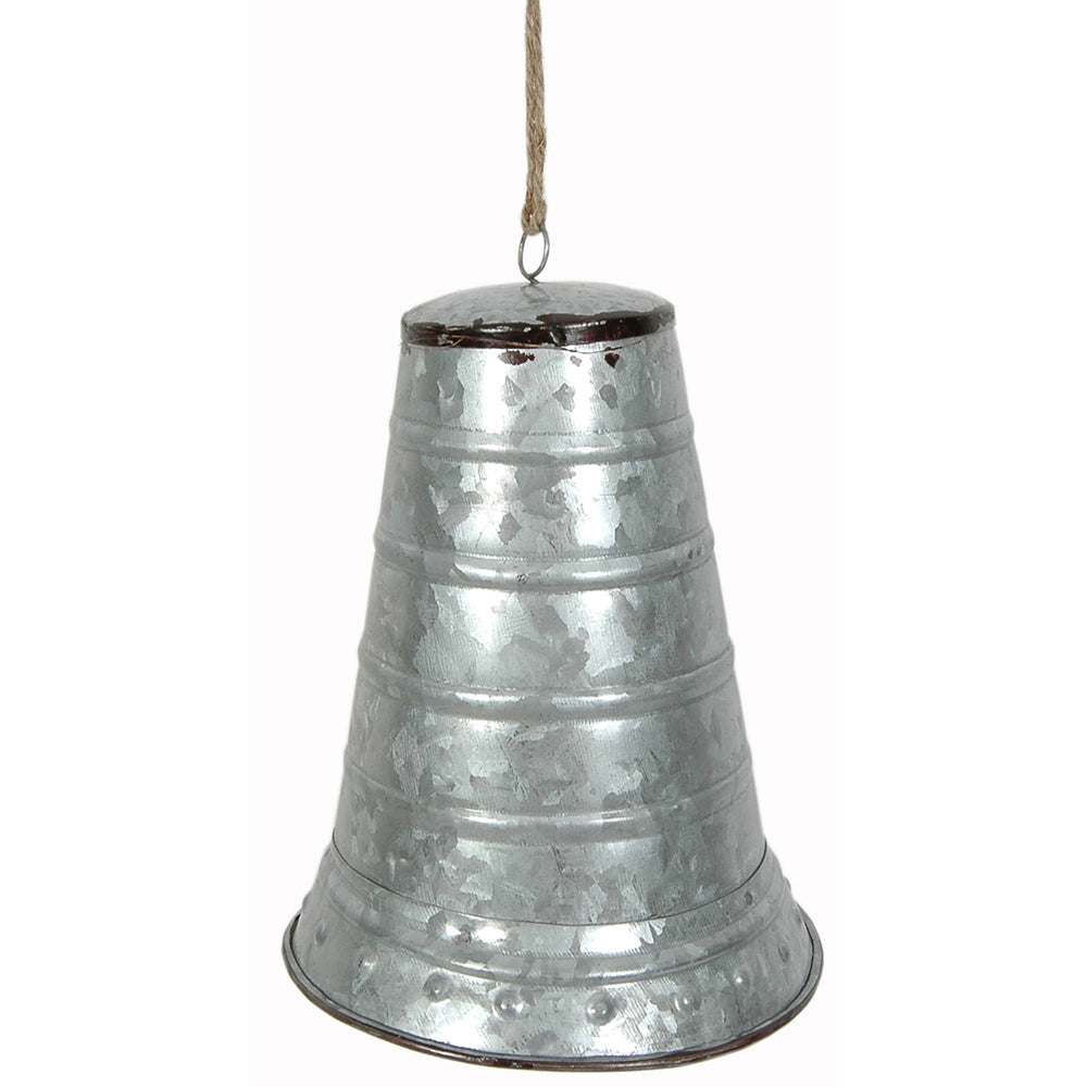 Bell 6"H x 5"W Galvanized