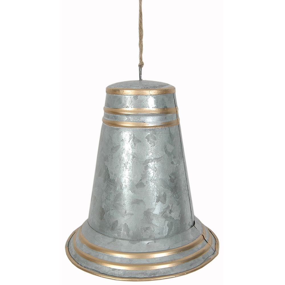 Bell 6"H x 5"W Galvanized