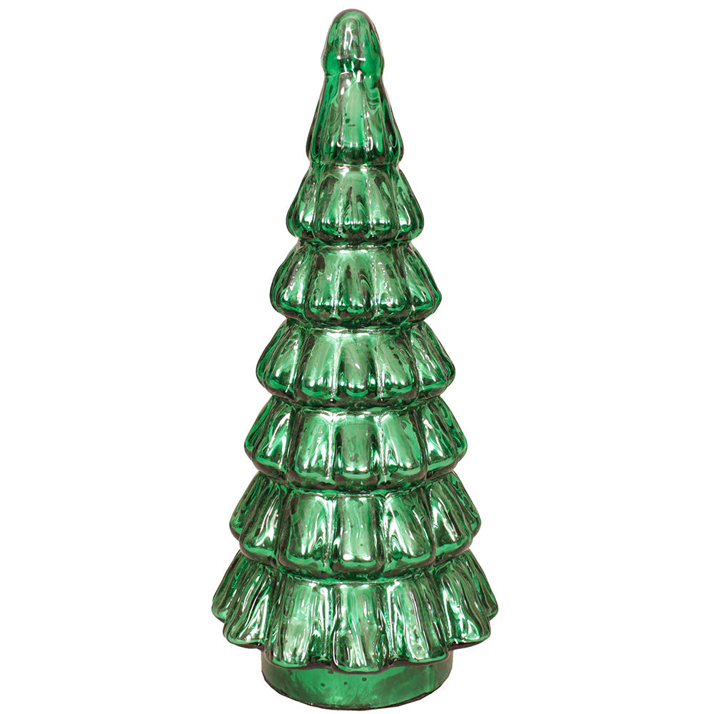 Christmas Tree Forest 6" x 12" H - Mercury Silver
