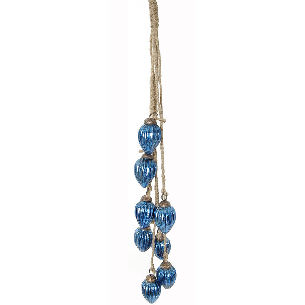 Bunch 8 pieces Mini Ornament Sapphire