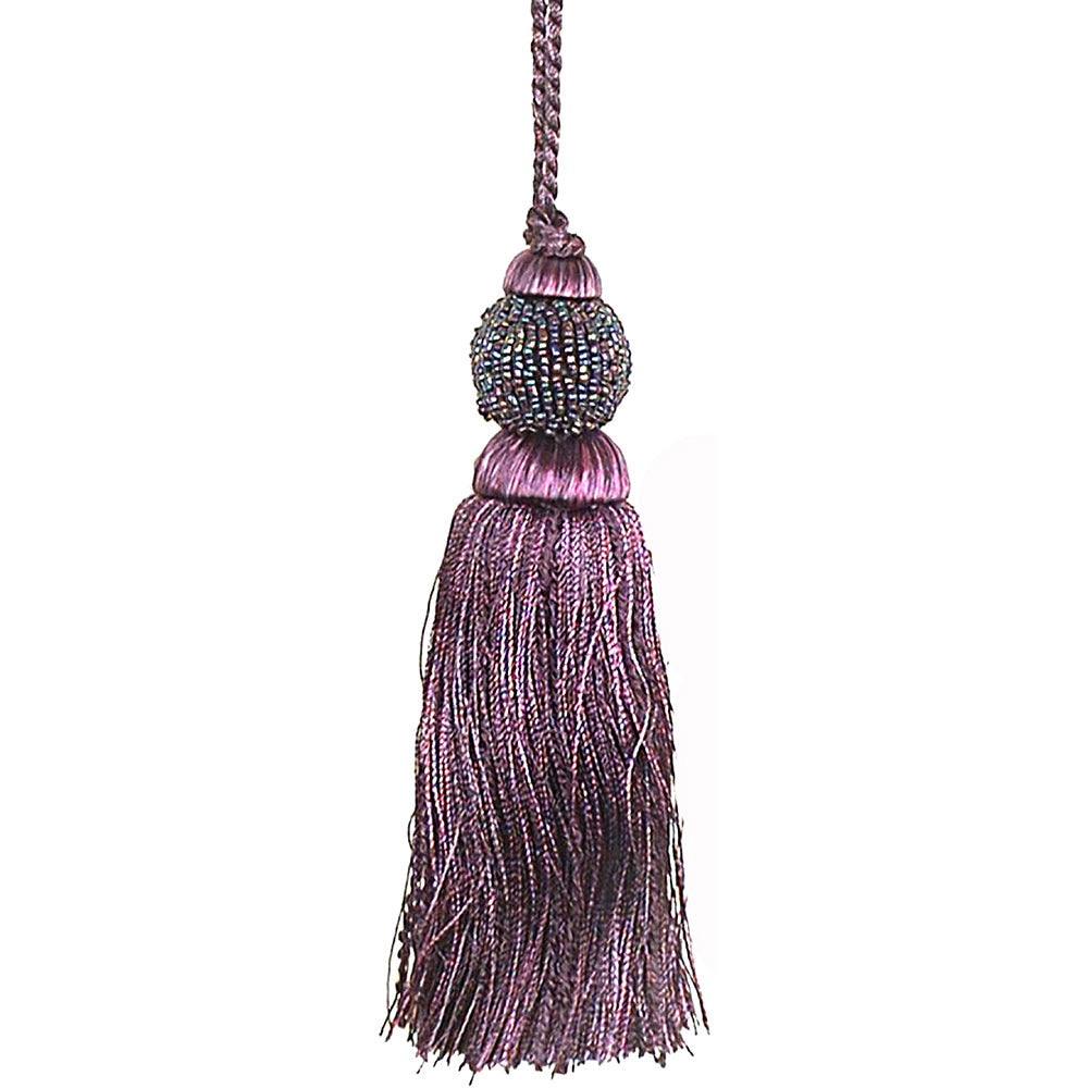 Tassel 6" Dholak Aubergine Mix