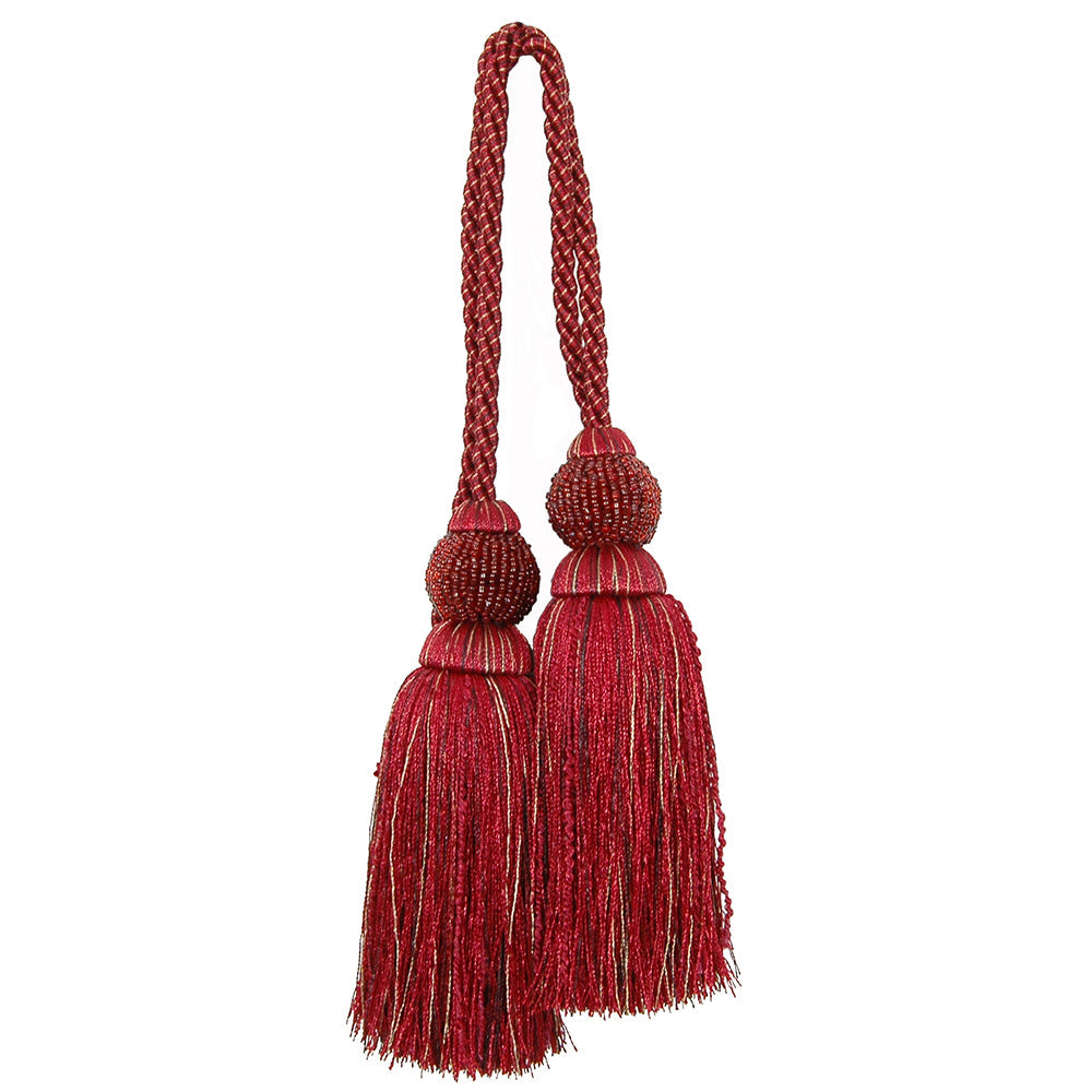 Chair Tie 24" Dholak Burgundy Mix