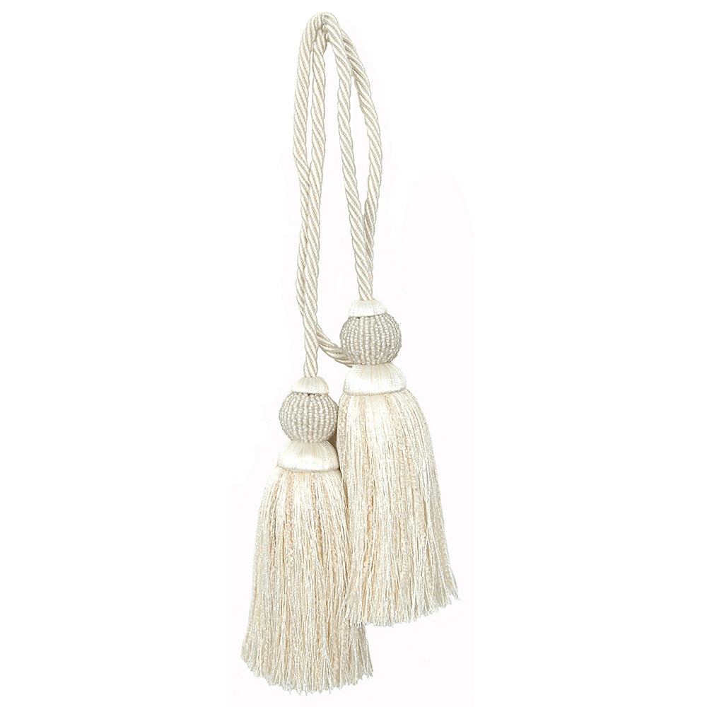 Chair Tie 24" Dholak Ivory Mix