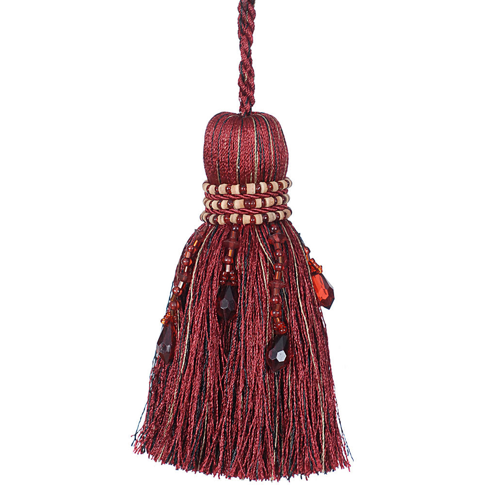 Tassel 5" Milano Burgundy Mix