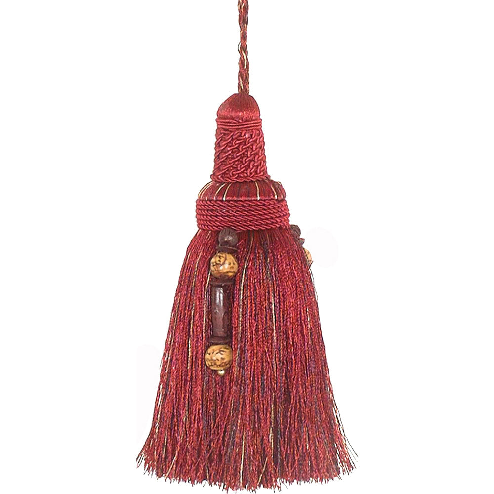 Tassel 6" Shanai Burgundy Mix